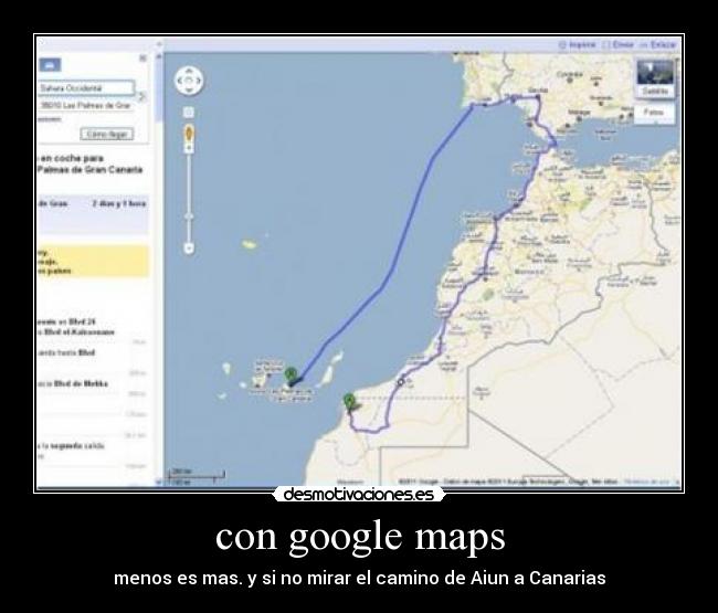 con google maps -