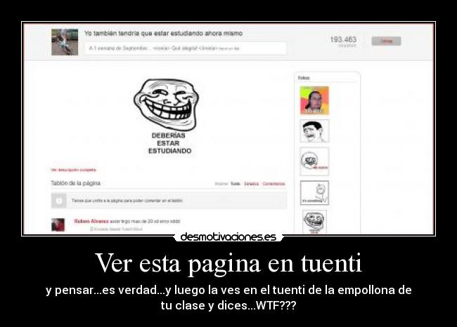 Ver esta pagina en tuenti -