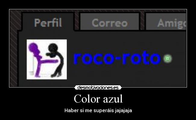 Color azul - Haber si me superáis jajajaja