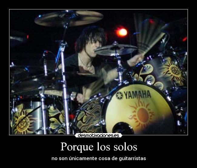Porque los solos - no son únicamente cosa de guitarristas
