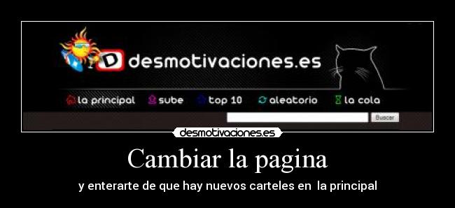 Cambiar la pagina - 