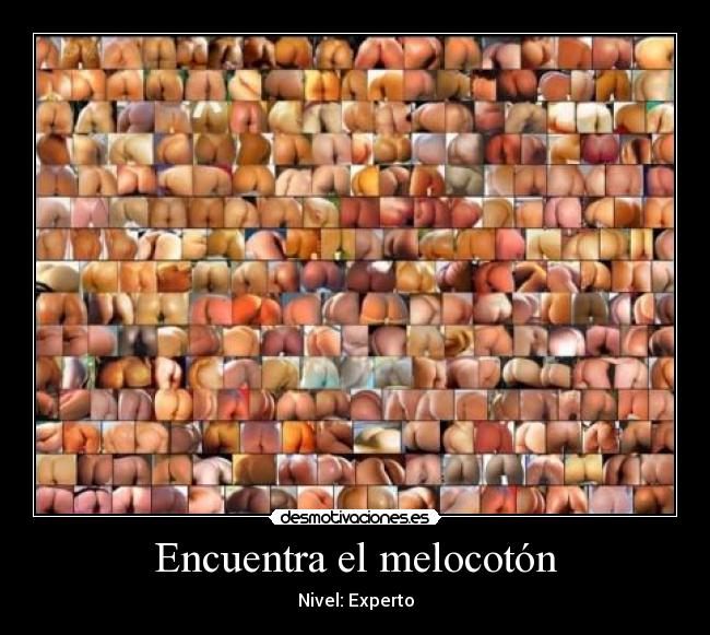 Encuentra el melocotón - 