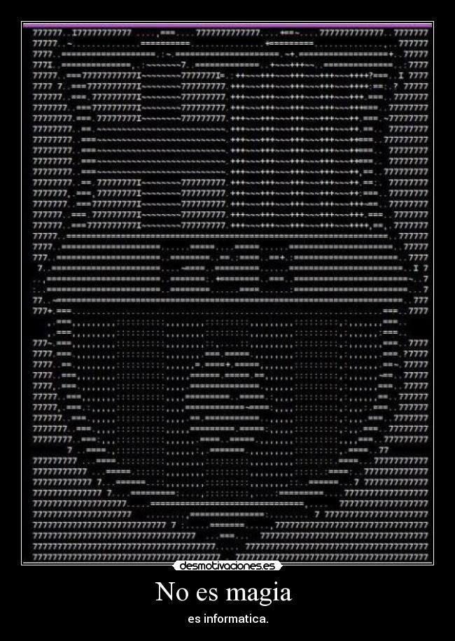No es magia -