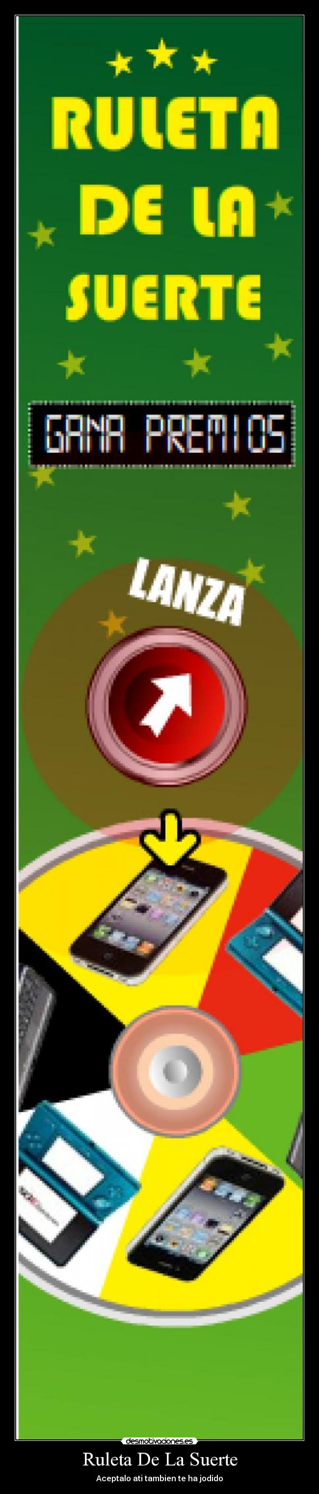 carteles ruleta suerte desmotivaciones principal desmotivaciones