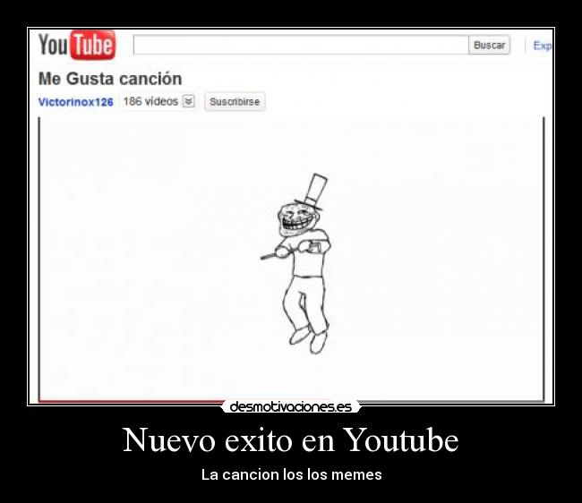 Nuevo exito en Youtube -