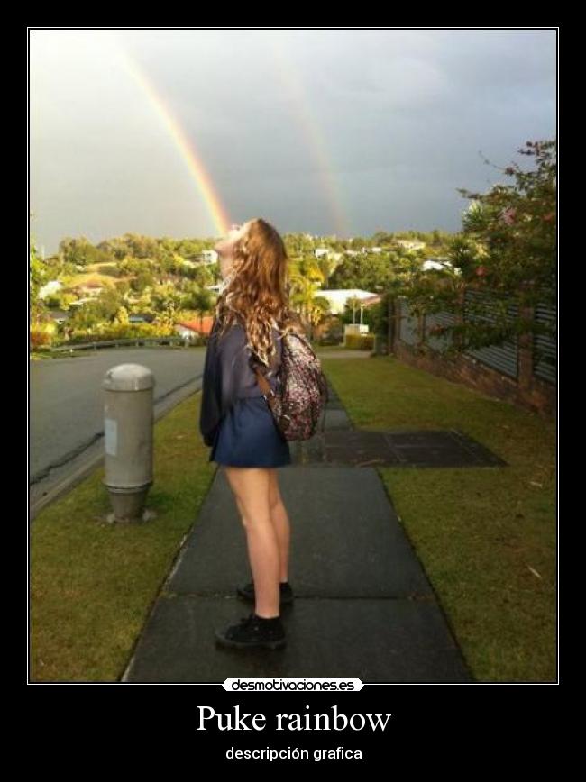 Puke rainbow - descripción grafica