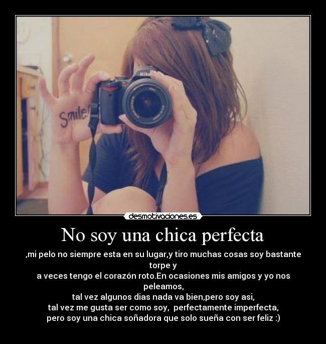 No soy una chica perfecta - 