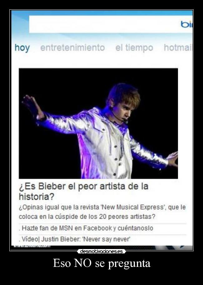 Eso NO se pregunta - 