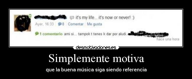 Simplemente motiva - que la buena música siga siendo referencia