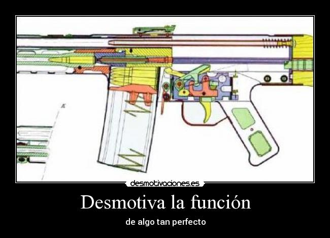 Desmotiva la función - de algo tan perfecto