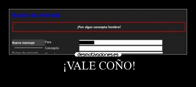 ¡VALE COÑO! -