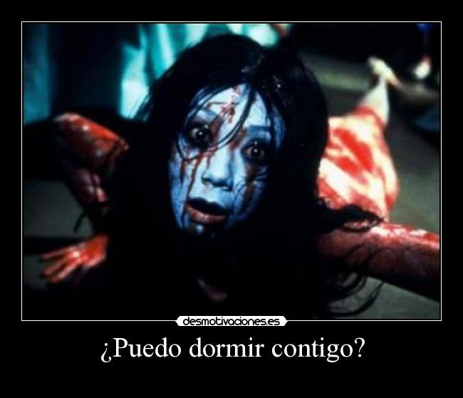 ¿Puedo dormir contigo? -