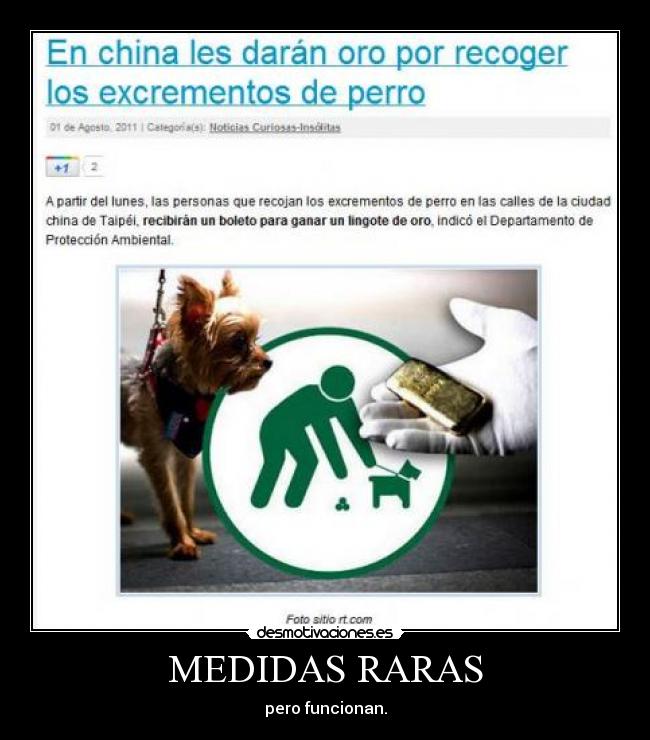 MEDIDAS RARAS -