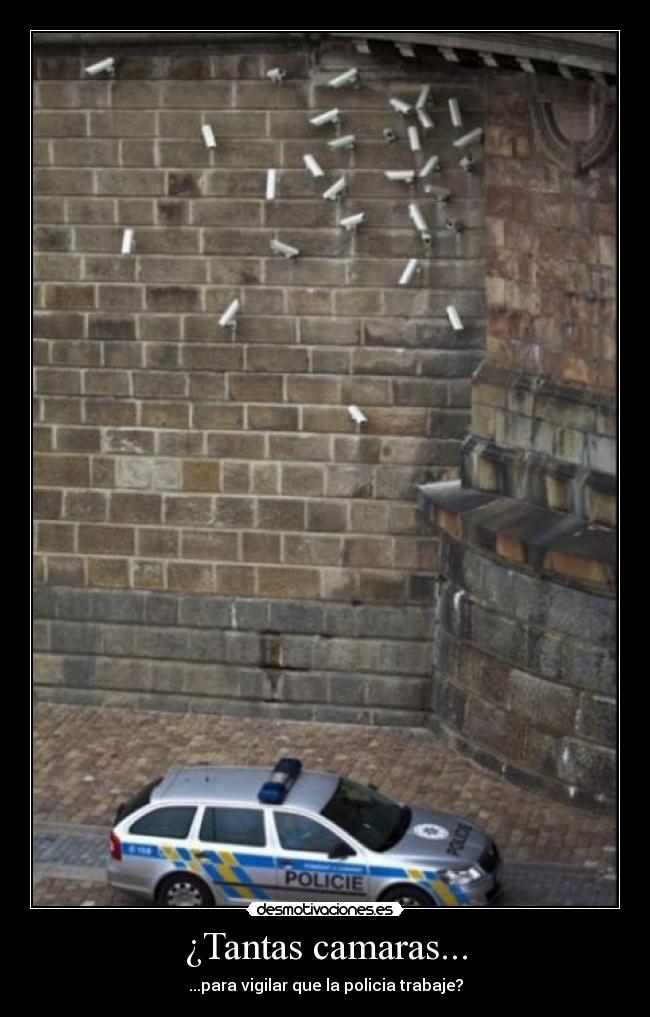 ¿Tantas camaras... -