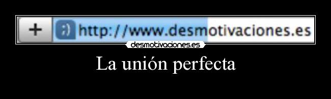 La unión perfecta -