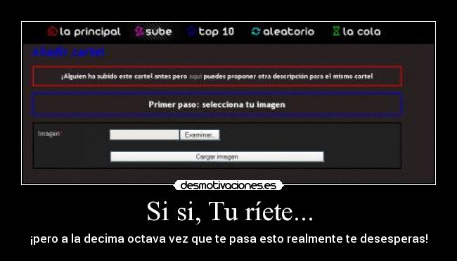 Si si, Tu ríete... -