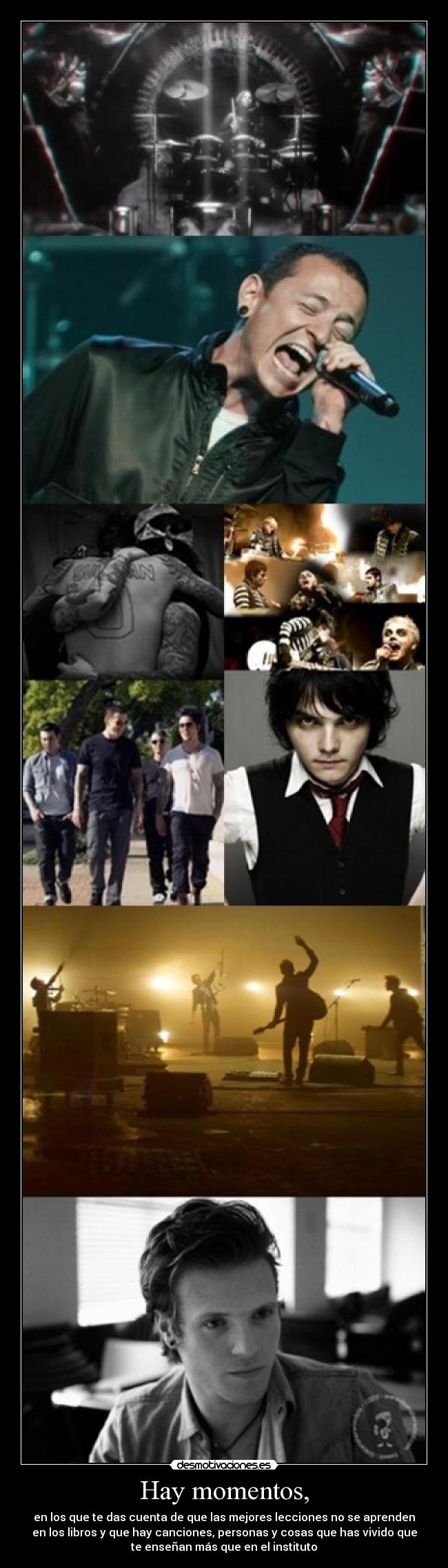 carteles mcfly linkin park a7x chemical romance desmotivaciones