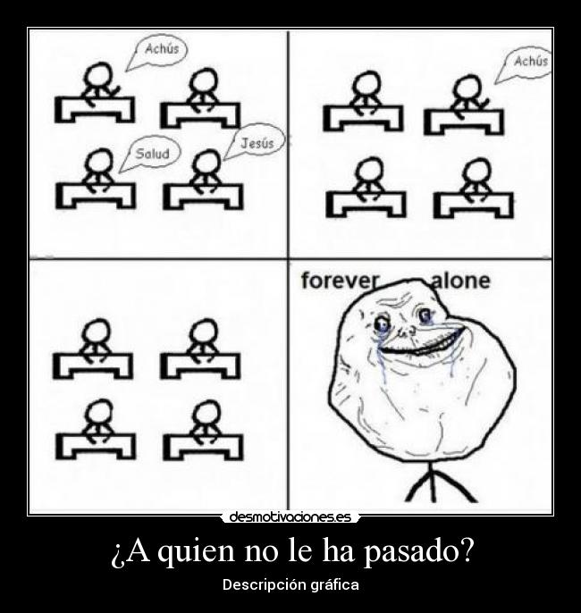 carteles pasado forever alone desmotivaciones