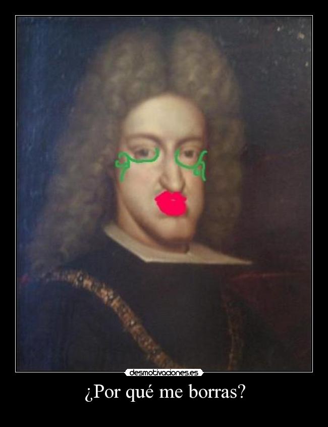 ¿Por qué me borras? -