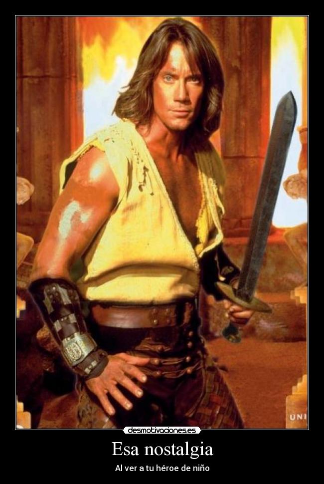Esa nostalgia - Al ver a tu héroe de niño