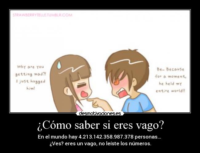 ¿Cómo saber si eres vago? - 