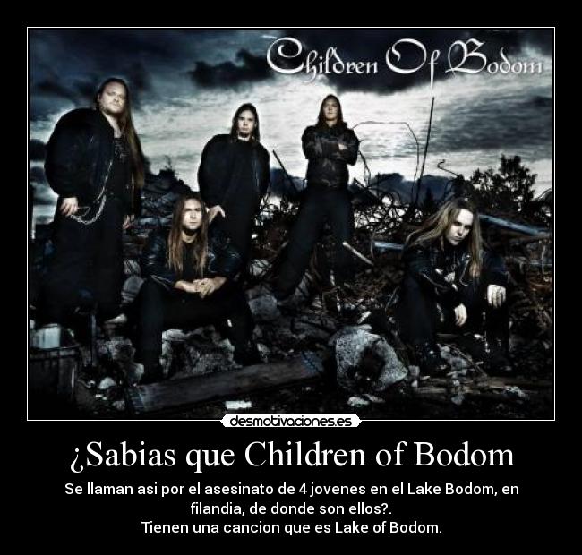 ¿Sabias que Children of Bodom - 