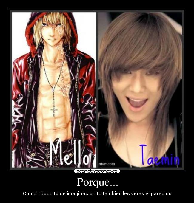 Porque... - Con un poquito de imaginación tu también les verás el parecido