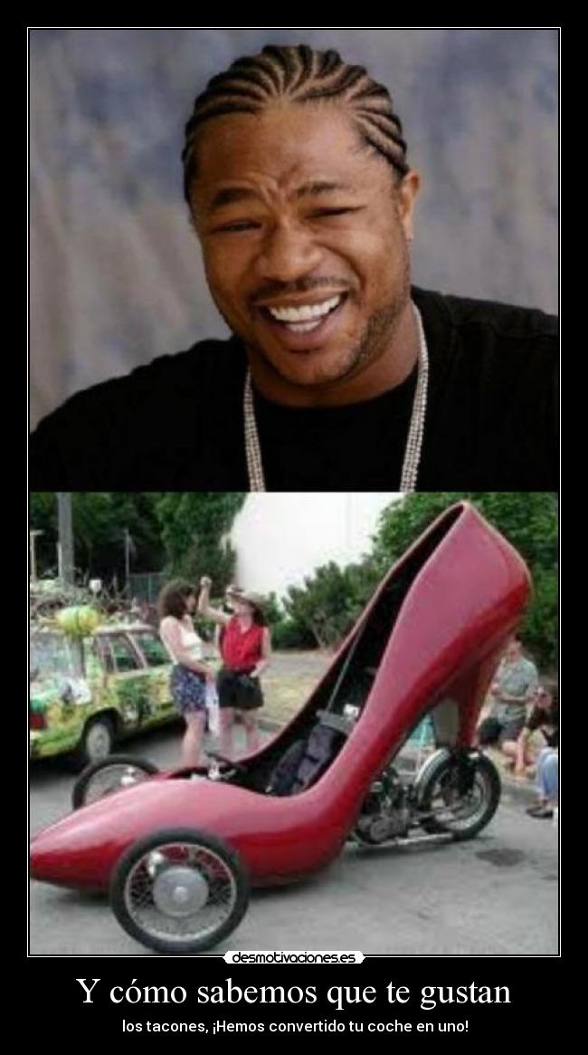  Y cómo sabemos que te gustan  - los tacones, ¡Hemos convertido tu coche en uno!