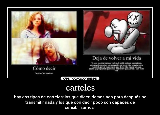 carteles carteles desmotivaciones
