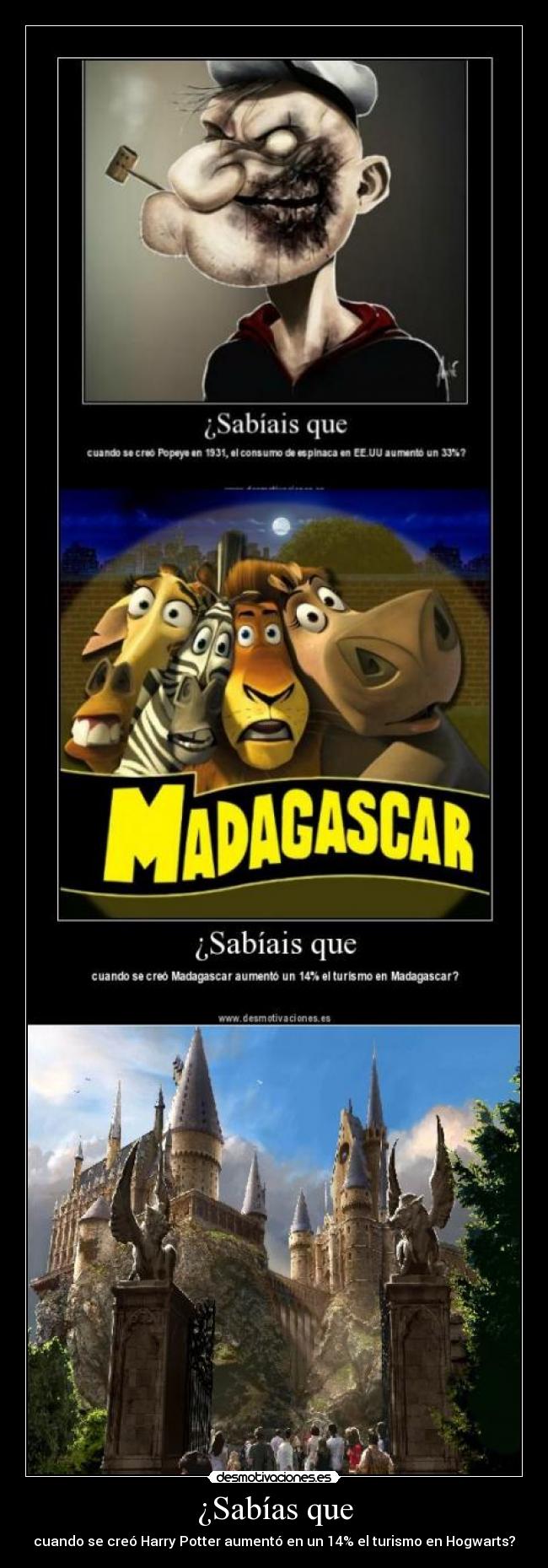 ¿Sabías que - cuando se creó Harry Potter aumentó en un 14% el turismo en Hogwarts?