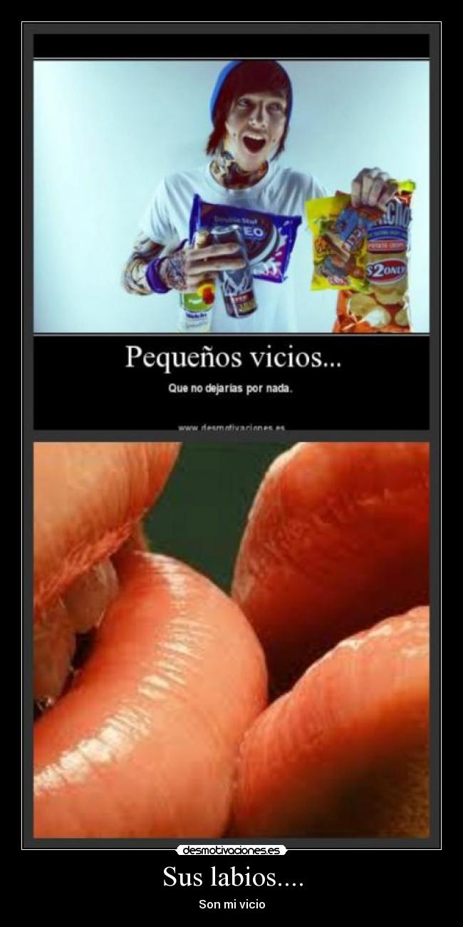 Sus labios.... - 