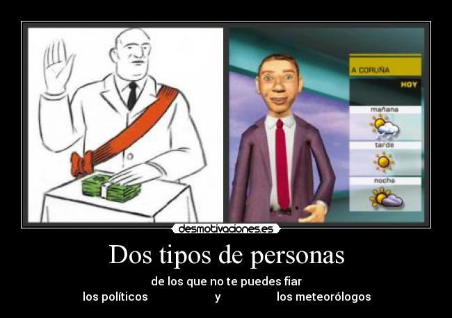 Dos tipos de personas -