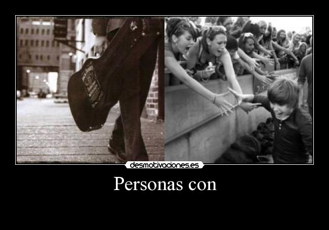 Personas con - 