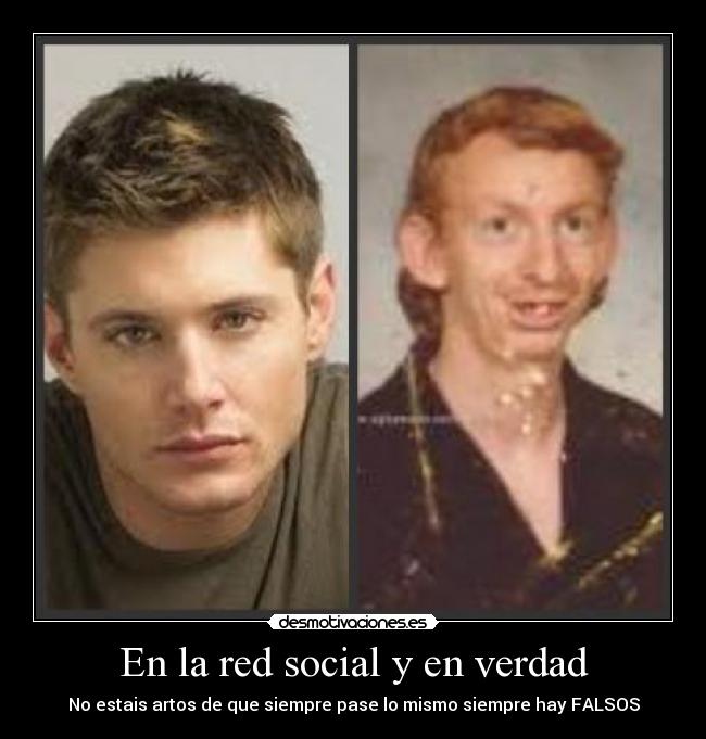 En la red social y en verdad -