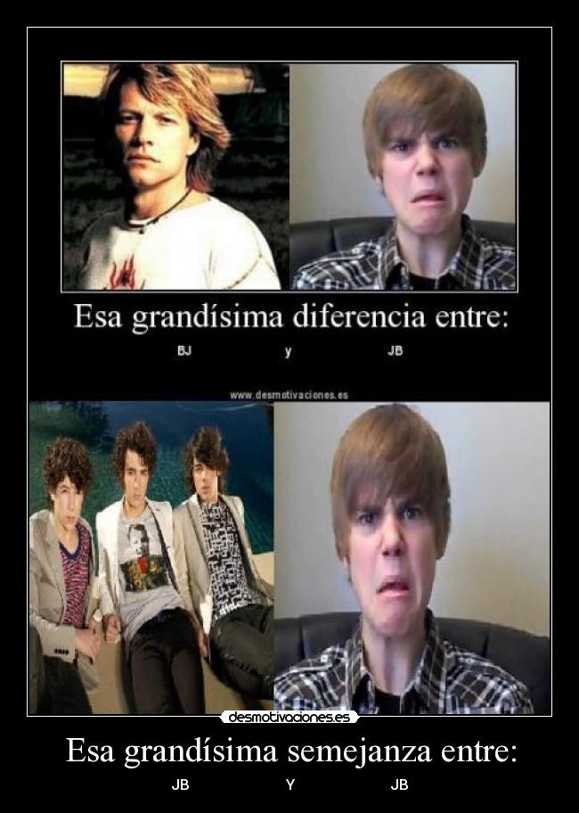 Esa grandísima semejanza entre: -