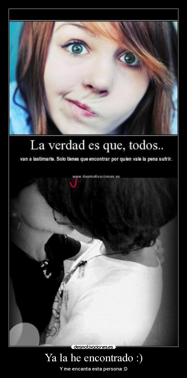 Ya la he encontrado :) - Y me encanta esta persona :D