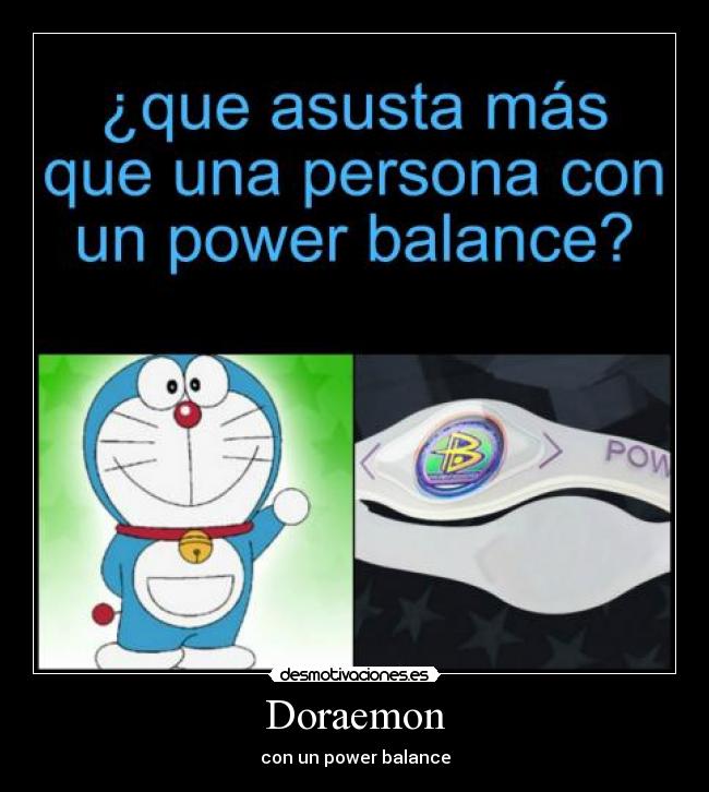 Doraemon - con un power balance