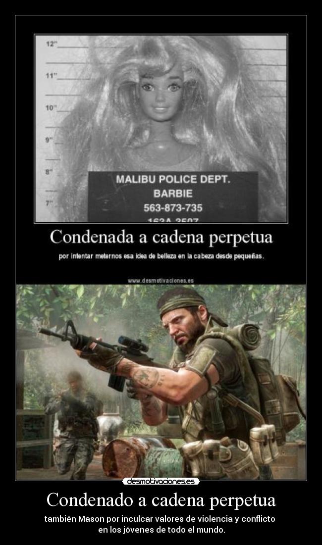 Condenado a cadena perpetua - 