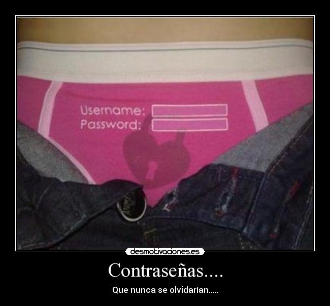 Contraseñas.... -