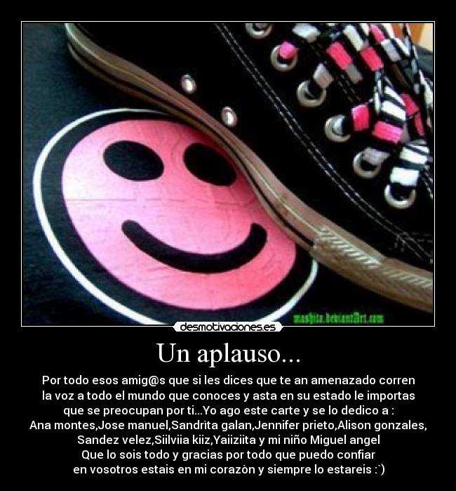 Un aplauso... - 