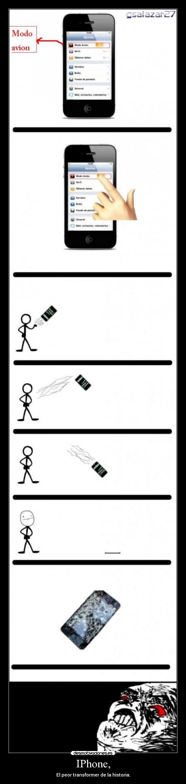 IPhone, - El peor transformer de la historia.