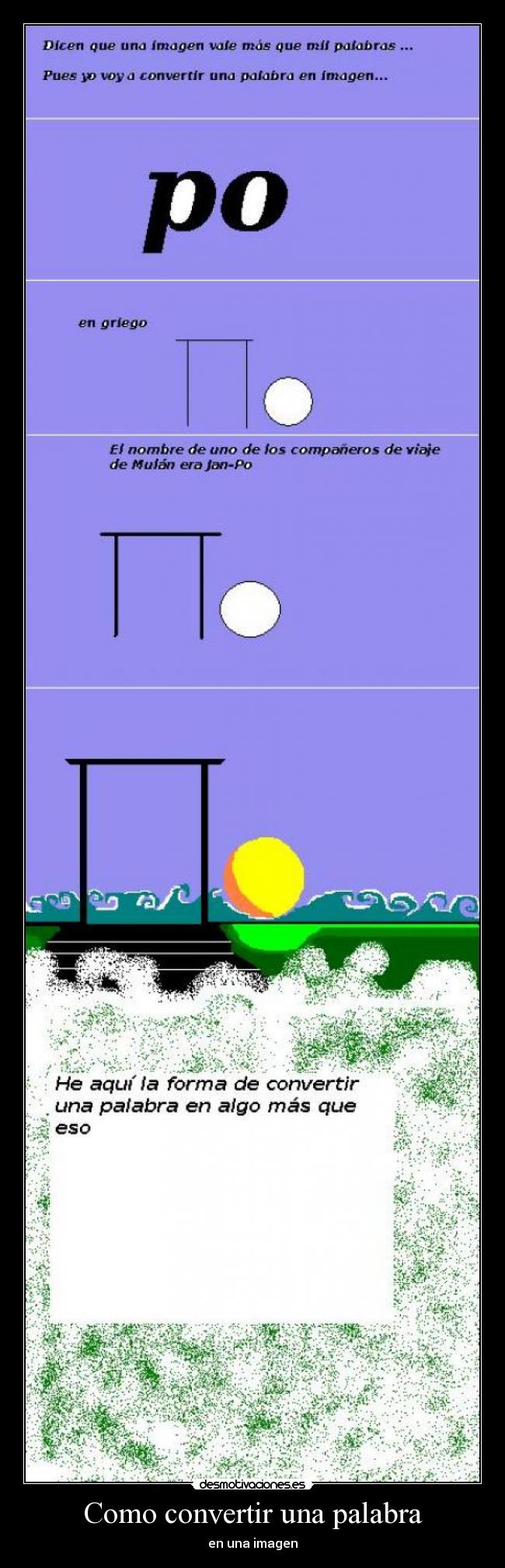 Como convertir una palabra - 