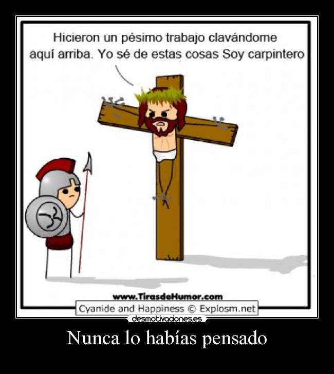 Nunca lo habías pensado -