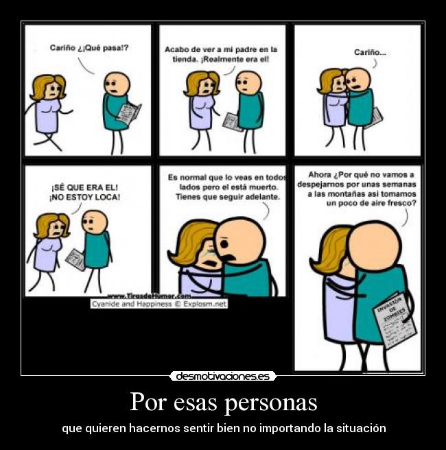 Por esas personas -