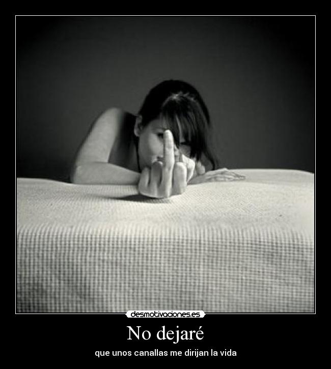 No dejaré - 