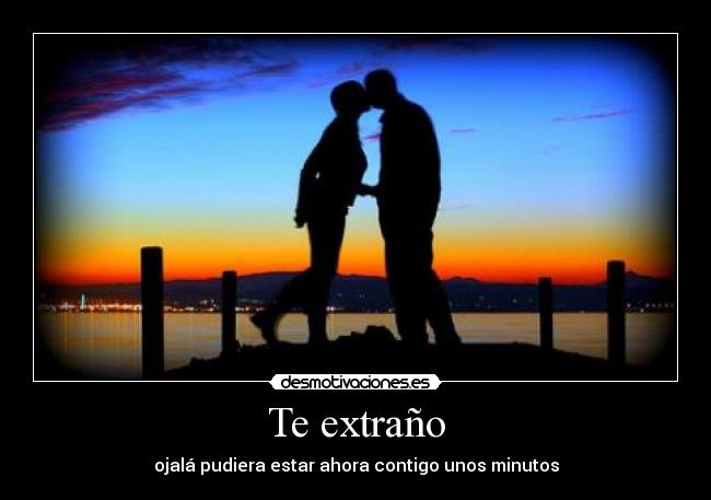 Te extraño -
