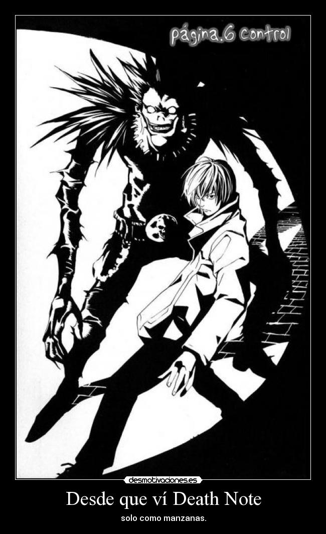 Desde que ví Death Note - 