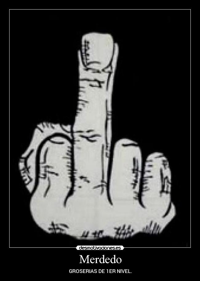 Merdedo - GROSERIAS DE 1ER NIVEL.