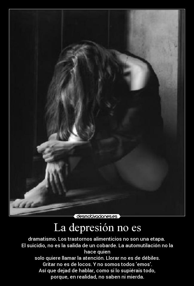 La depresión no es -