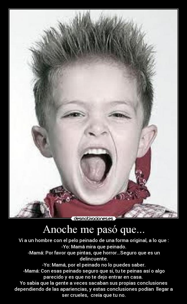 Anoche me pasó que... -